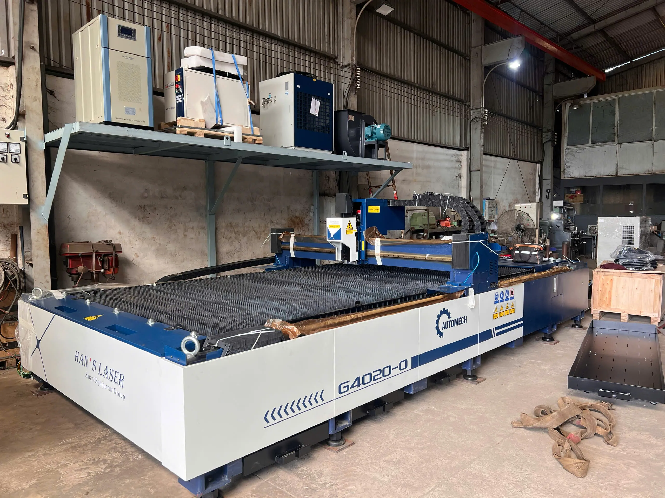Máy cắt laser bàn đơn Hans O Series phù hợp xưởng gia công vừa và nhỏ Máy cắt laser bàn đơn Hans O Series phù hợp xưởng gia công vừa và nhỏ