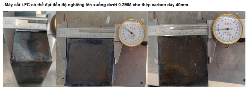 Laser Hybrid cắt thép 40mm