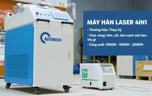 Cấu tạo máy hàn laser Máy hàn laser Automech