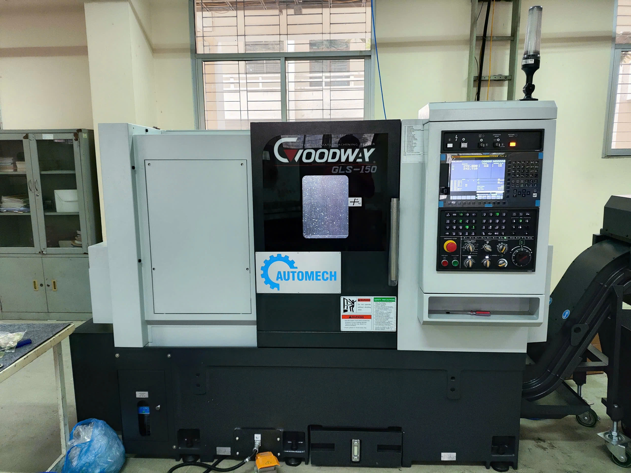 Máy tiện CNC GOODWAY do Automech cung cấp cho khách hàng gia công mâm xe ô tô Máy tiện CNC GOODWAY do Automech cung cấp cho khách hàng gia công mâm xe ô tô