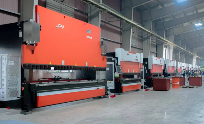 Máy chấn thuỷ lực thương hiệu JFY Máy chấn thuỷ lực thương hiệu JFY
