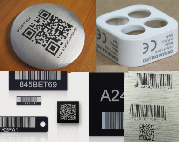 Máy cắt chữ laser khắc mã QR CODE lên mọi vật liệu Máy cắt chữ laser khắc mã QR CODE lên mọi vật liệu