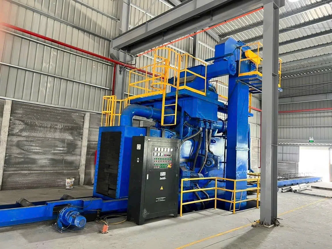Máy phun bi được Automech cung cấp cho khách hàng