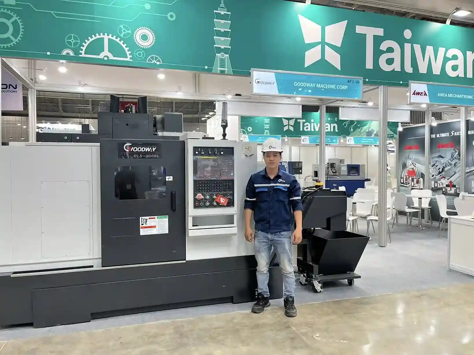 Máy tiện CNC Goodway - Thương hiệu máy tiện số 1 Đài Loan