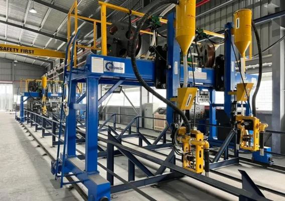 Máy hàn cổng được Automech cung cấp cho khách hàng