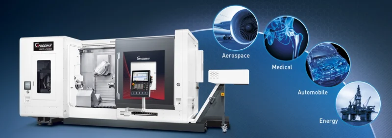 Trung tâm gia công CNC đa nhiệm kết hợp phay và tiện với khả năng xử lý điều khiển 9 trục, 5 trục đồng thời