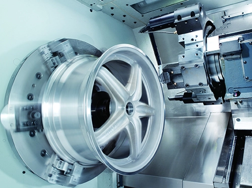 Gia công tiện CNC cho sản phẩm vành xe ô tô