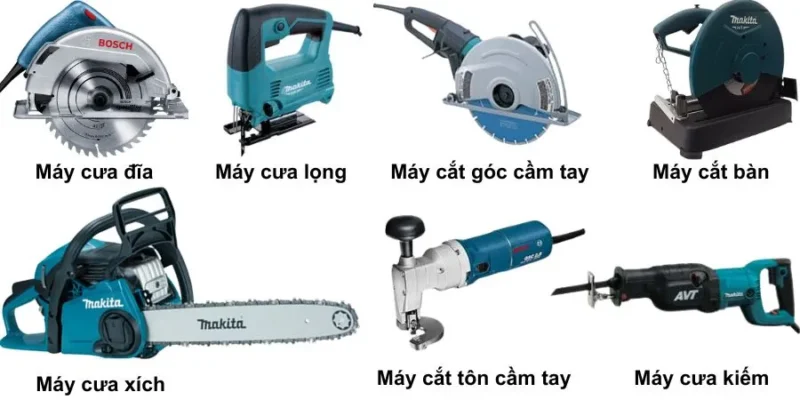 Các dòng máy cắt cầm tay Các dòng máy cắt cầm tay