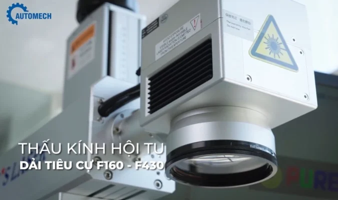 Hình ảnh thấu kính hội tụ chùm tia laser tiêu cự F160-F430