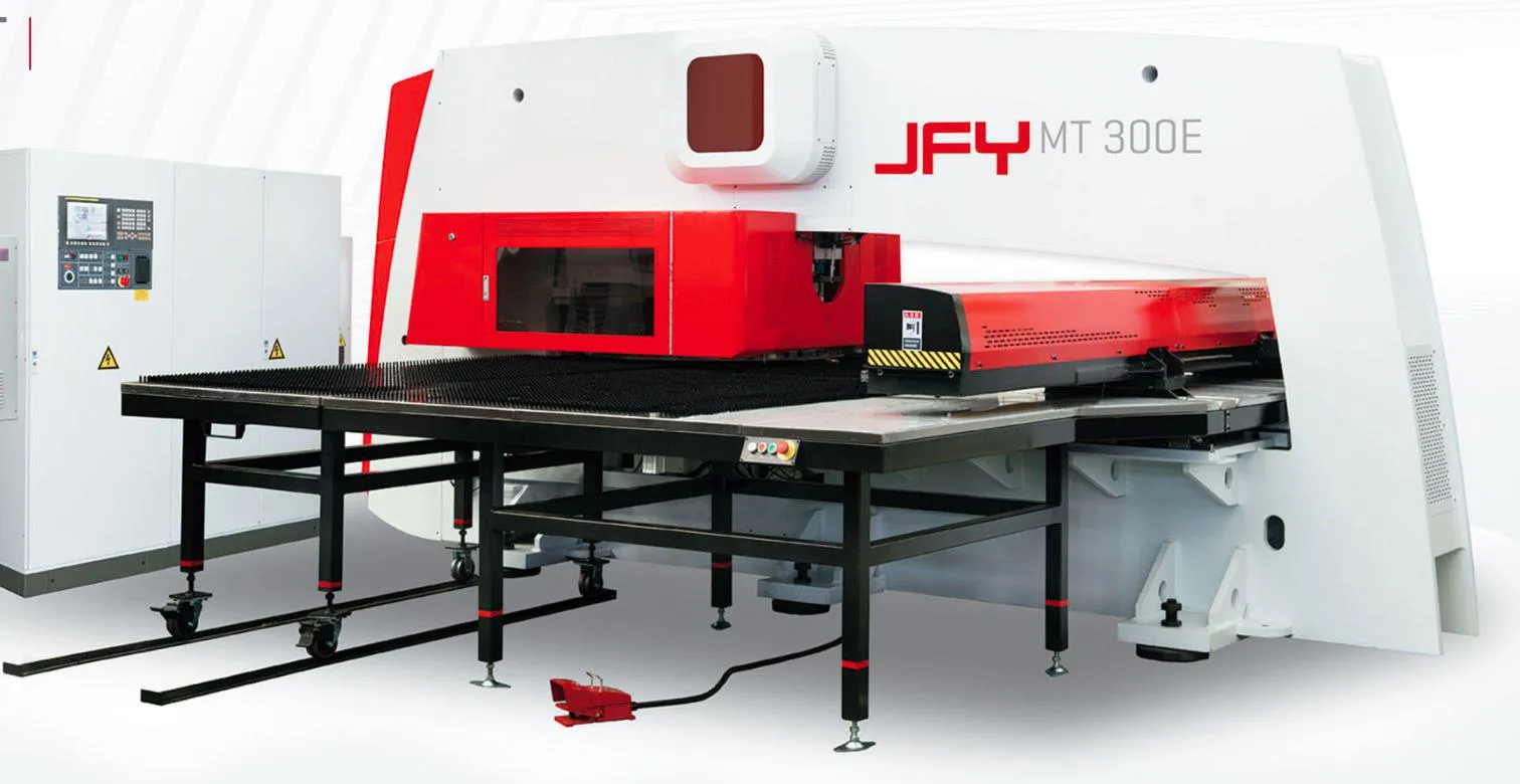 Máy đột 2mx4m CNC JFY đột tự động, kèm bàn đỡ phôi 2mx3m Máy đột 2mx4m CNC JFY đột tự động, kèm bàn đỡ phôi 2mx3m