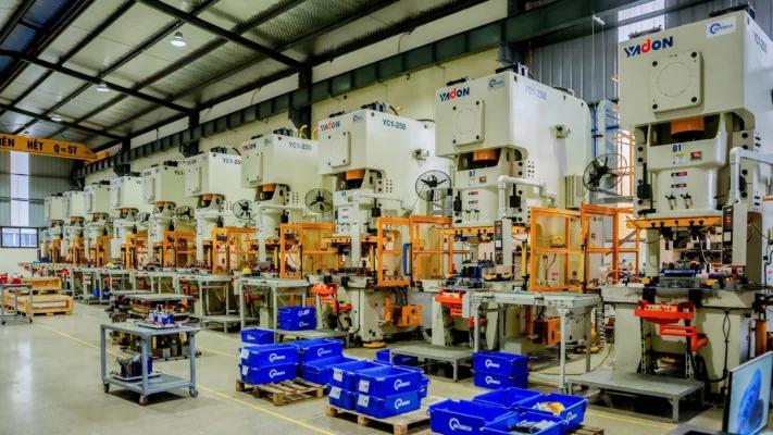 Máy đột dập 110 Tấn kèm thay khuôn nhanh tự động