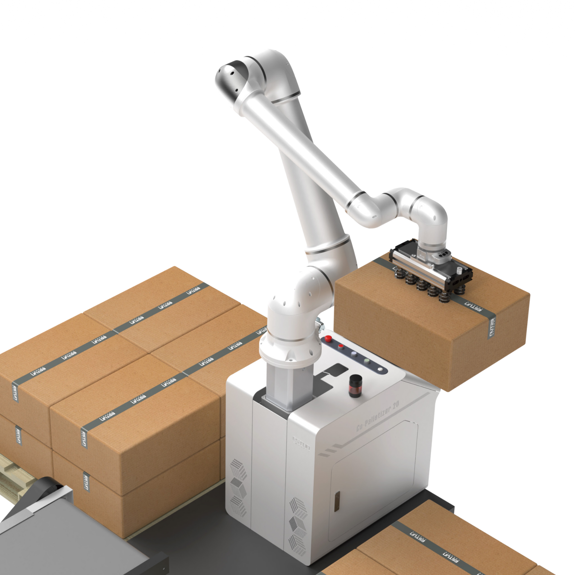 Cobot Estun CO-RAY 200 vận hành linh hoạt trong nhiều ứng dụng lắp ráp công nghiệp hiện đại 埃斯顿 CO‑RAY 200 协作机器人可柔性完成多种现代工业装配作业。
