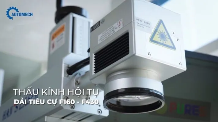 Đầu khắc Glavo trên máy khắc Laser 20W