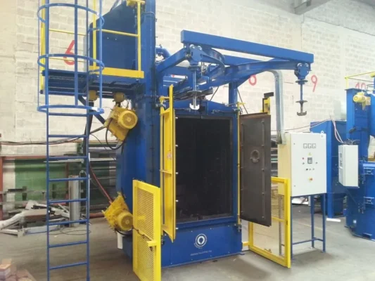 Máy phun bi tự động đảm bảo chất lượng xử lý ổn định, phù hợp cho sản xuất hàng loạt Máy phun bi tự động đảm bảo chất lượng xử lý ổn định, phù hợp cho sản xuất hàng loạt