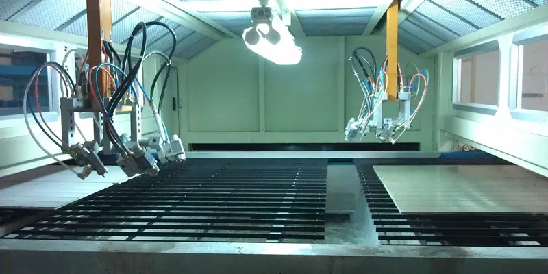 Trong các dây chuyền hiện đại, Thiết bị phun sơn là giải pháp nâng cao chất lượng hoàn thiện bề mặt sản phẩm Trong các dây chuyền hiện đại, Thiết bị phun sơn là giải pháp nâng cao chất lượng hoàn thiện bề mặt sản phẩm