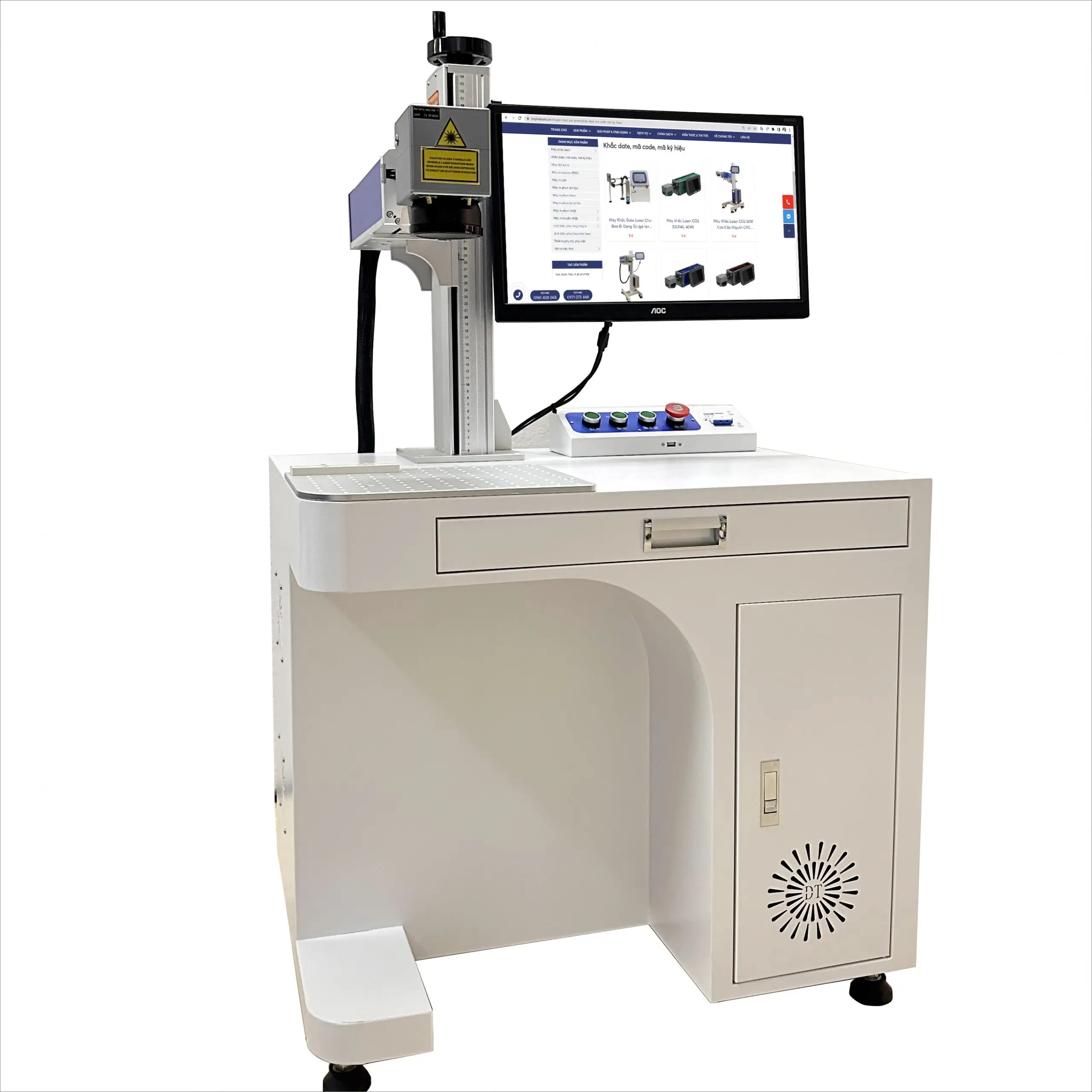 Rủi ro tiềm ẩn lớn nhất khi chọn máy khắc laser mini cũ là nguồn phát laser bị yếu dần theo thời gian sử dụng mà mắt thường khó nhận biết.