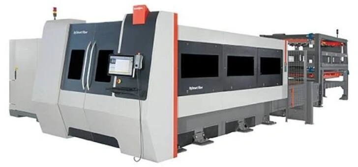 Máy cắt Bystronic 12kW Fiber Laser tích hợp tháp cấp phôi tự động Máy cắt Bystronic 12kW Fiber Laser tích hợp tháp cấp phôi tự động