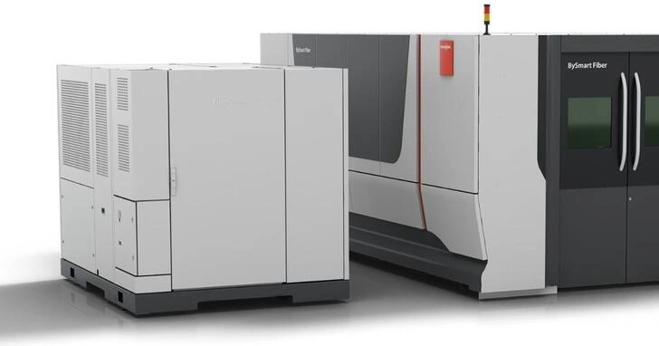 Cụm nguồn laser và máy cắt Bystronic BySmart Fiber 15kW