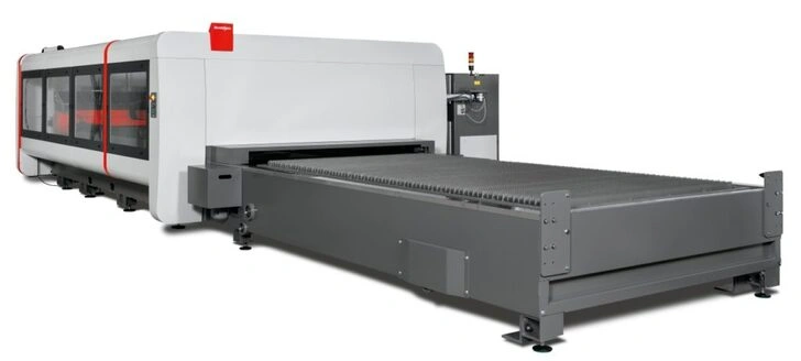 Bàn chuyển đổi phôi tự động trên hệ thống cắt Bystronic 20kW