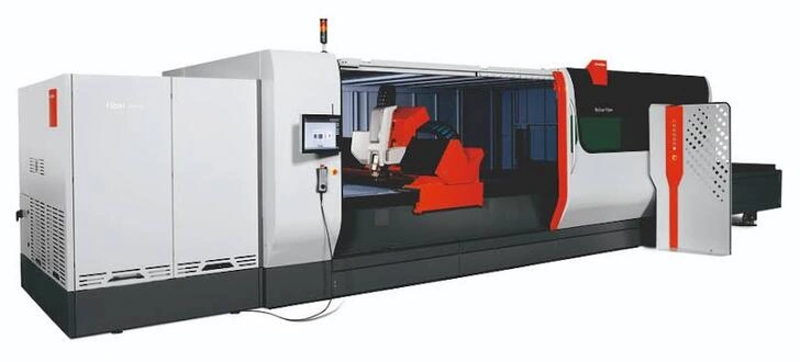 Máy cắt laser Bystronic Fiber 6000W thiết kế cabin mở