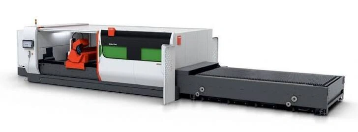 Máy cắt Bystronic ByStar Fiber 6000 trang bị bàn đổi phôi