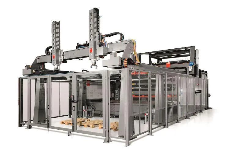 Tháp lưu trữ vật liệu thông minh ByTower tích hợp trong hệ sinh thái Smart Factory, tối ưu hóa diện tích mặt bằng nhà máy đến 80%.