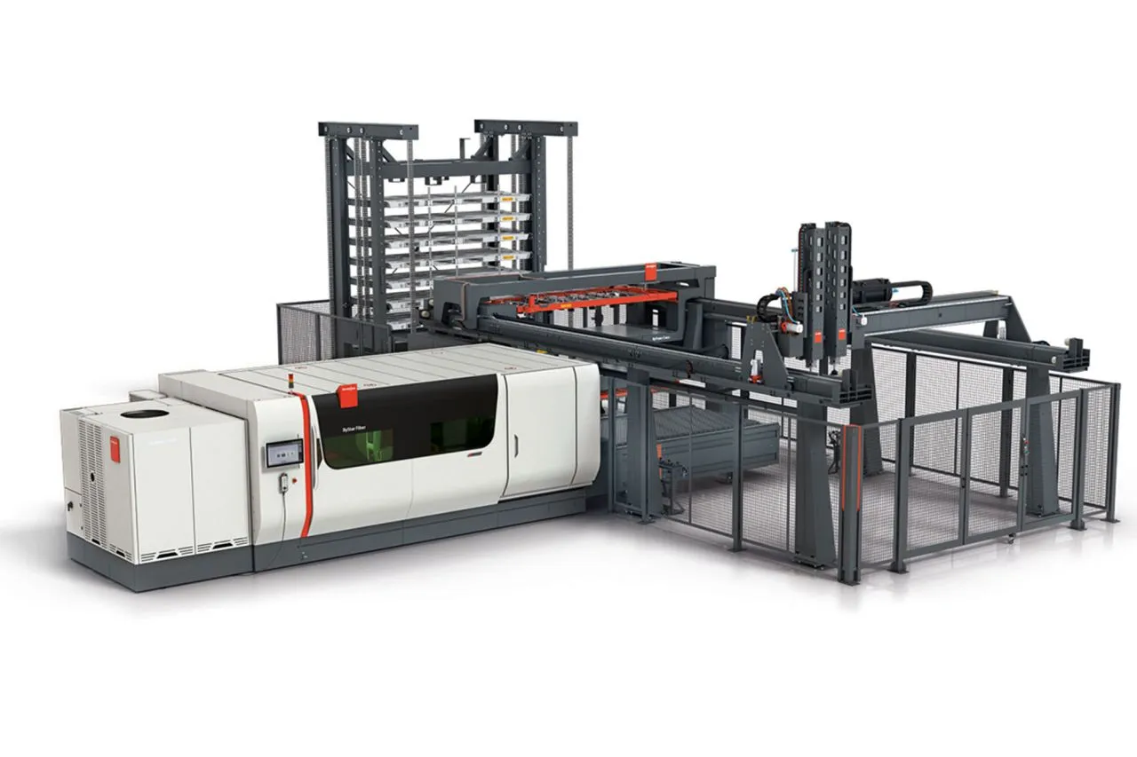 Robot công nghiệp 6 trục kết hợp hệ thống lưu trữ thông minh, hoàn thiện dây chuyền sản xuất tự động hoàn toàn 24/7 không dấu chân người.