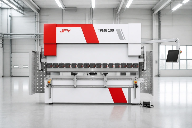 Máy chấn tự động CNC JFY TPM8 100 công nghệ cao