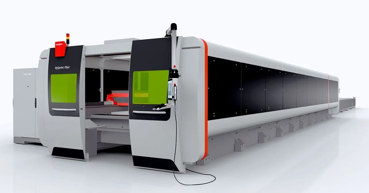 Máy cắt laser fiber Bystronic BySprint Fiber khổ dài chuyên dụng gia công kim loại tấm kích thước lớn