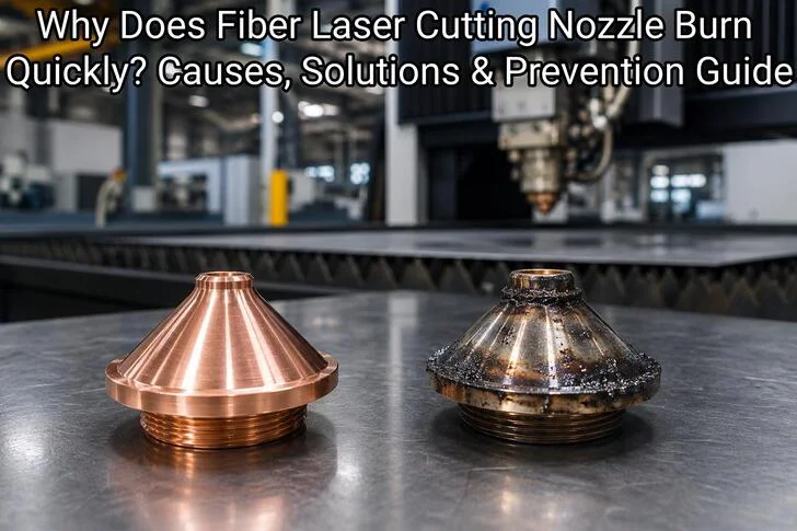 Béc cắt laser biến dạng và kính bảo vệ có dấu hiệu hư hỏng cần kiểm tra thay thế
