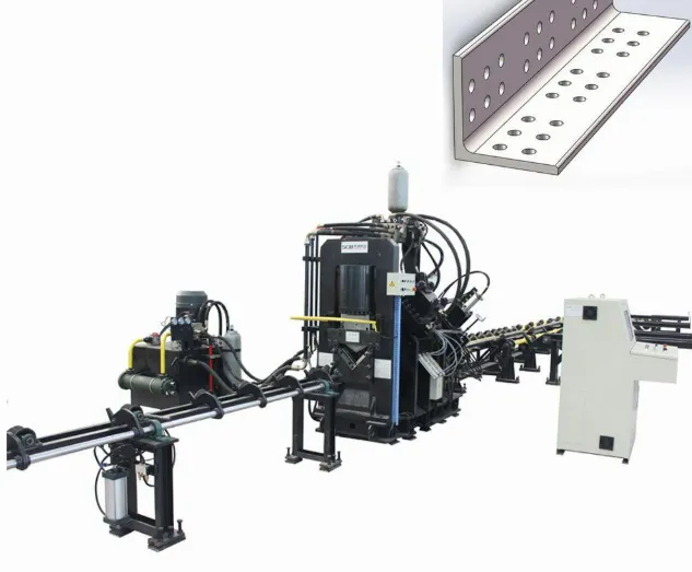 Máy đột dập ke CNC với kết cấu chắc chắn và độ chính xác gia công cao