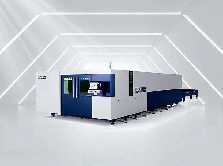 Máy cắt laser Fiber Han’s Laser gia công kim loại tấm khổ lớn