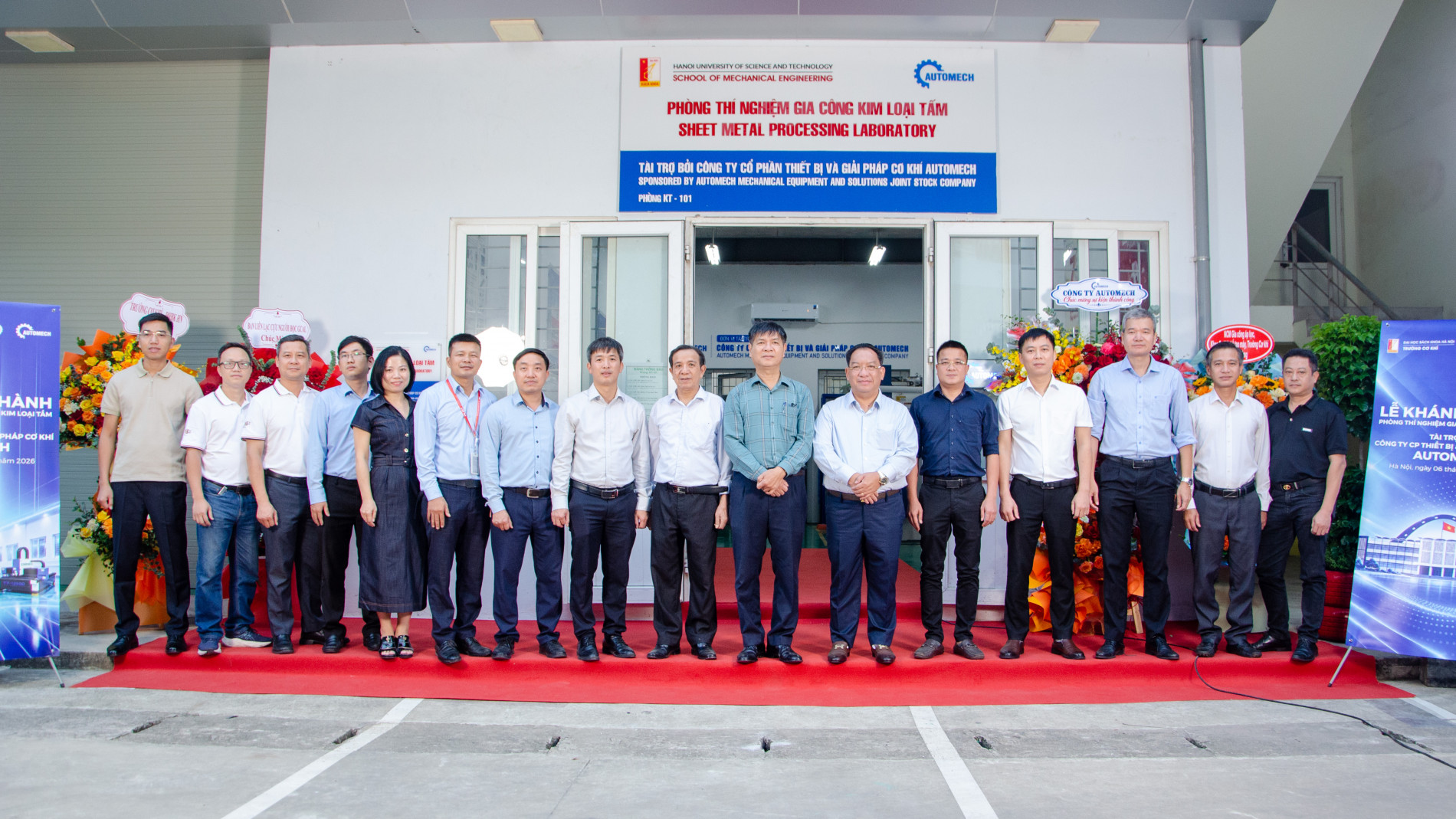 Trường Cơ khí và Automech khánh thành phòng Thí nghiệm gia công kim loại tấm Trường Cơ khí và Automech khánh thành phòng Thí nghiệm gia công kim loại tấm