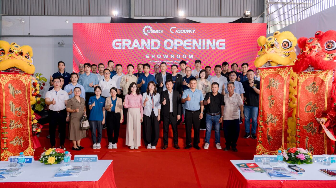 Khai trương showroom Goodway × Automech – Dấu mốc mới trong hành trình nâng tầm sản xuất Việt